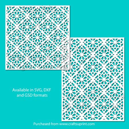 Flower Tile Lattice