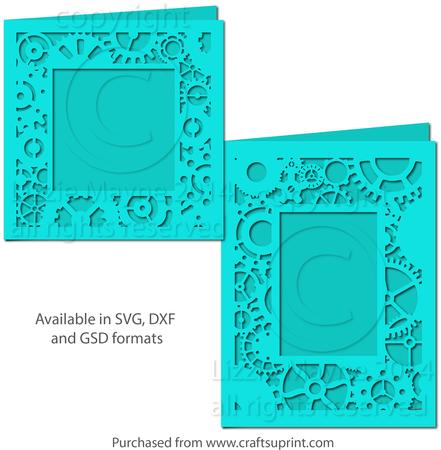 Gears & Cogs Frame Card