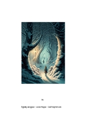 Winter wonderland forest