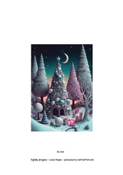 whimsical fantasy Christmas tree.