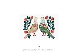 two turtle doves -12 days of christmas