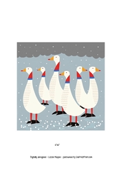 six geese a laying -12 days of christmas