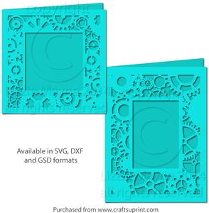 Gears & Cogs Frame Card