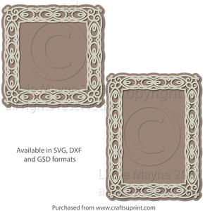 Ornate Frame and Mat