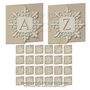 Ornate Monogram Card_gsd