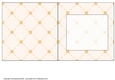 Hanukkah Gold 7x7 Insert