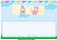 Llama Birthday large Dl Insert - Ella