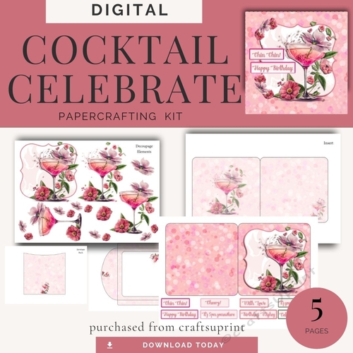 Celebrate with a Cocktail Mini Card Kit