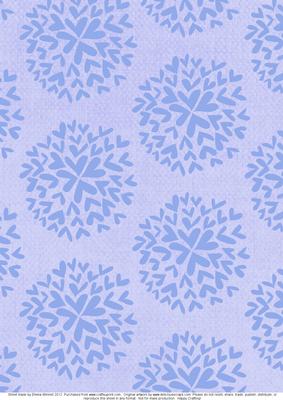 Love Blooms Backing Paper - Soft Powder Blue