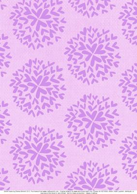 Love Blooms Backing Paper - Soft Wisteria