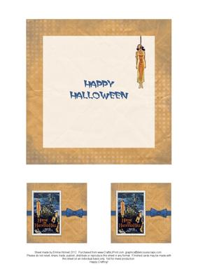 Vintage House on Haunted Hill Poster 6x6 Insert & Tags