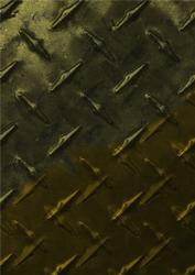Grunge Metallic A4 Backing Paper - Olive Green