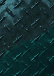 Grunge Metallic A4 Backing Paper - Teal