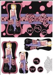 Shopping-mad Teen Pyramage - Dusky Pink