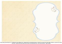 Let Me Call You Sweetheart A5 Insert - Baby Blue