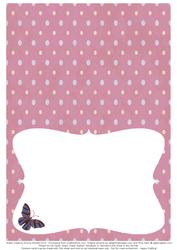 Butterfly Kisses Insert - Wine & Blue