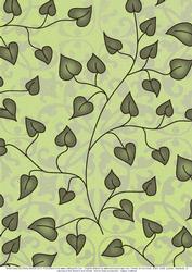 Love Grows Backing Paper - Pistachio & Olive Green