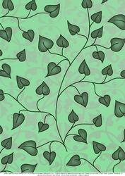 Love Grows Backing Paper - Warm Mint & Sea Green