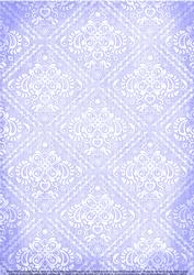 Shabby Chic Damask Backing Paper - Pale Powder Blue