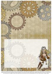 Helga Frost - A5 Winter Wishes Insert - Brown