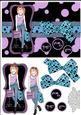 Shopping-mad Teen Decoupage - Lilac & Blue