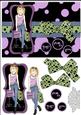 Shopping-mad Teen Decoupage - Lilac & Khaki