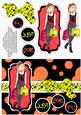 Shopping-mad Punk Teen Decoupage - Red, Orange & Yellow