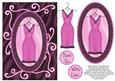 Sophisticated and Swirly Dress Decoupage - Mauve