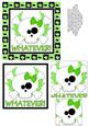 Whatever! Flying Skull and Crossbones Pyramage - Green