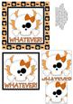 Whatever! Flying Skull and Crossbones Pyramage - Orange