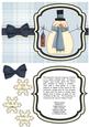 Snowman with Birdhouse Shaker Card - Powder Blue