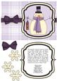 Snowman with Birdhouse Shaker Card - Lilac