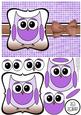 Cute Owl Sorry Decoupage Card Front - Brown & Purple