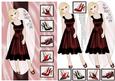 So Many Shoes So Little Time Decoupage Card - Coral & Maroon