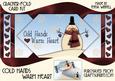 Cold Hands Warm Heart - Cracker-fold Dl Card Kit & Envelope