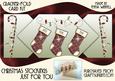 Christmas Stockings - Cracker-fold Dl Card Kit & Envelope