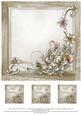 Merry Christmas Winter Flowers 8x8 Insert & Tags - Neutral