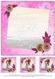 Sassy Teen 8x8 Insert & Tags - Pink & Beige