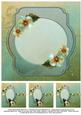 Fairy Wren & Flowers 8x8 Insert & Tags