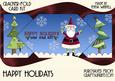 Happy Holidays Santa - Cracker-fold Dl Card Kit & Envelope