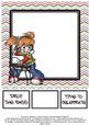 Anime Dj - Insert & Greeting Banners - Khaki Green & Red