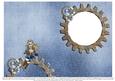 Helga Frost - A5 Christmas Insert - Blue