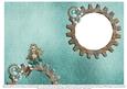 Helga Frost - A5 Christmas Insert - Teal
