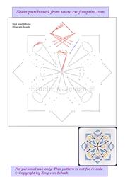 Ed077 Christmas Star Geometric 2