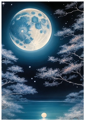 EW A4 Japanese water painting