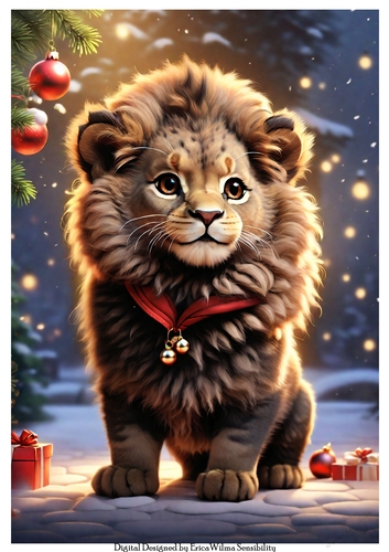 EW A4 Xmas Lion 01
