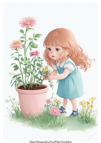 EW A4 Garden Girl 01