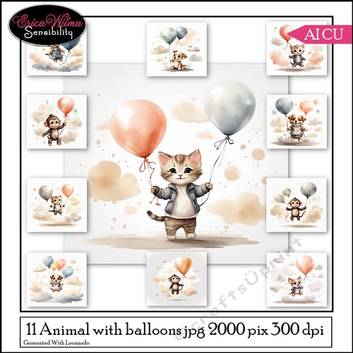 EW AI Cup Animal with balloons 01 2024