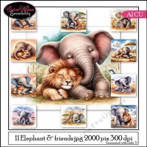 EW AI Cup Elephant and Friends 01 2024