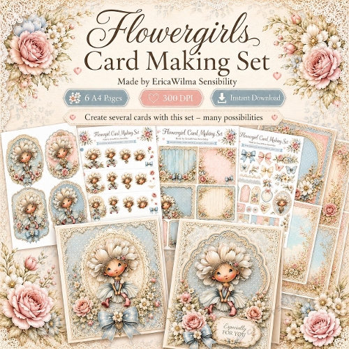 EW AI Card Making Set Flowergirls 01 2026